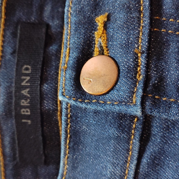 J Brand Maria High-rise Skinny Women's Denim Blue Jeans Dark Wash - Picture 11 of 12